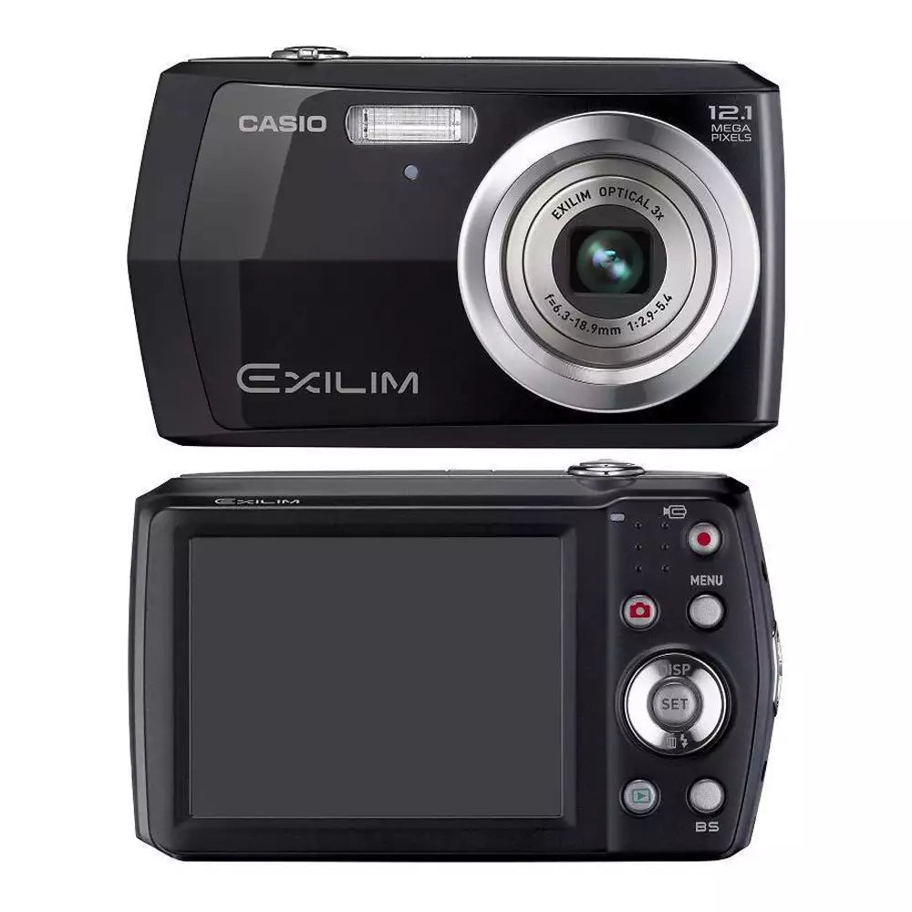 (Pre-Owned, Excellent) Casio Exilim EX-Z16 12MP Digital Camera with 3x Optical Zoom, Xenon Flash (Black) (90 Days Warranty)
