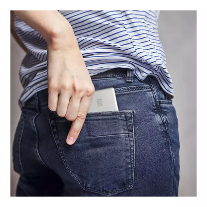 (Pre-Owned, Very Good) Cellularline MAG Lite Ultra Slim 5000, 5000mAh MagSafe Wireless Power Bank (silver) (60 Days Warranty)