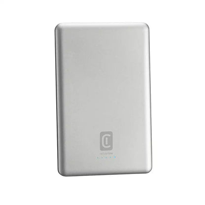 (Pre-Owned, Very Good) Cellularline MAG Lite Ultra Slim 5000, 5000mAh MagSafe Wireless Power Bank (silver) (60 Days Warranty)