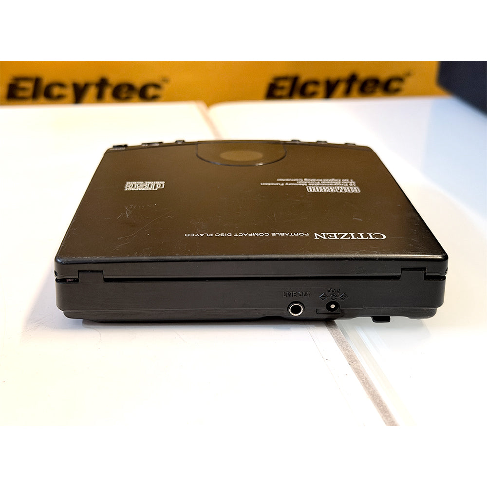 (Pre-Owned, Good) Citizen CBM3300 Portable CD Player (Black) (60 Days Warranty) + 1 Music CD