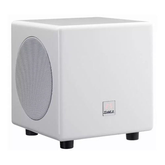 (Pre-Owned, Very Good) Dali Motif Sub 2 Active Subwoofer With Dual Force Cancelling 6.5 Inch Subwoofer Drivers (White) (90 Days Warranty)