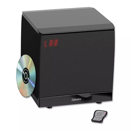 (Pre-Owned, Very Good) Definitive Technology SuperCube® 6000 Ultra-Compact Powered Subwoofer (14-200Hz) 1500W Class HD Amplifier (Black) (120 Days Warranty)