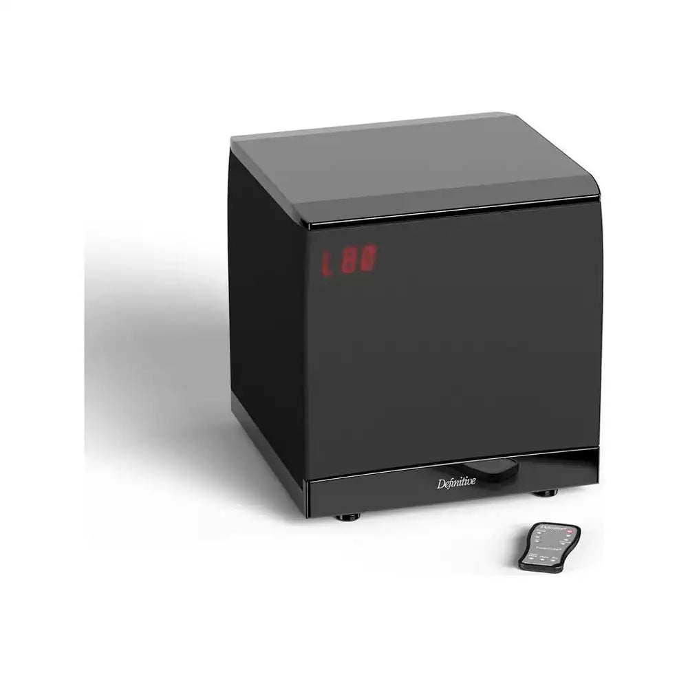 (Pre-Owned, Very Good) Definitive Technology SuperCube® 6000 Ultra-Compact Powered Subwoofer (14-200Hz) 1500W Class HD Amplifier (Black) (120 Days Warranty)