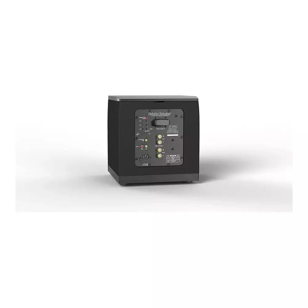 (Pre-Owned, Very Good) Definitive Technology SuperCube® 6000 Ultra-Compact Powered Subwoofer (14-200Hz) 1500W Class HD Amplifier (Black) (120 Days Warranty)