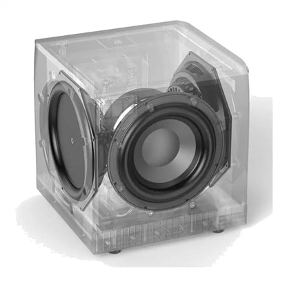 (Pre-Owned, Very Good) Definitive Technology SuperCube® 6000 Ultra-Compact Powered Subwoofer (14-200Hz) 1500W Class HD Amplifier (Black) (120 Days Warranty)
