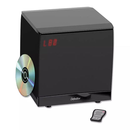 (Pre-Owned, Very Good) Definitive Technology SuperCube® 6000 Ultra-Compact Powered Subwoofer (14-200Hz) 1500W Class HD Amplifier (Black) (120 Days Warranty)