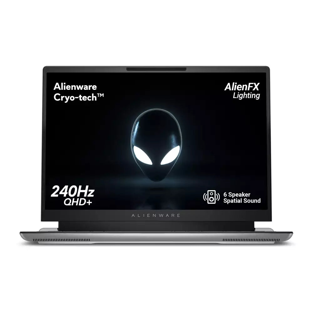 (Pre-Owned, Excellent) Dell Alienware X16 R2 Gaming Laptop With 16GB RTX 4090 Graphics, Intel Core Ultra 9 185H, 240Hz QHD+ Display (32GB RAM, 1TB SSD) (Silver) (120 Days Warranty)