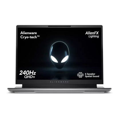 (Pre-Owned, Excellent) Dell Alienware X16 R2 Gaming Laptop With 16GB RTX 4090 Graphics, Intel Core Ultra 9 185H, 240Hz QHD+ Display (32GB RAM, 1TB SSD) (Silver) (120 Days Warranty)