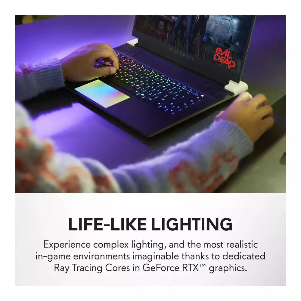 (Pre-Owned, Excellent) Dell Alienware X16 R2 Gaming Laptop With 16GB RTX 4090 Graphics, Intel Core Ultra 9 185H, 240Hz QHD+ Display (32GB RAM, 1TB SSD) (Silver) (120 Days Warranty)