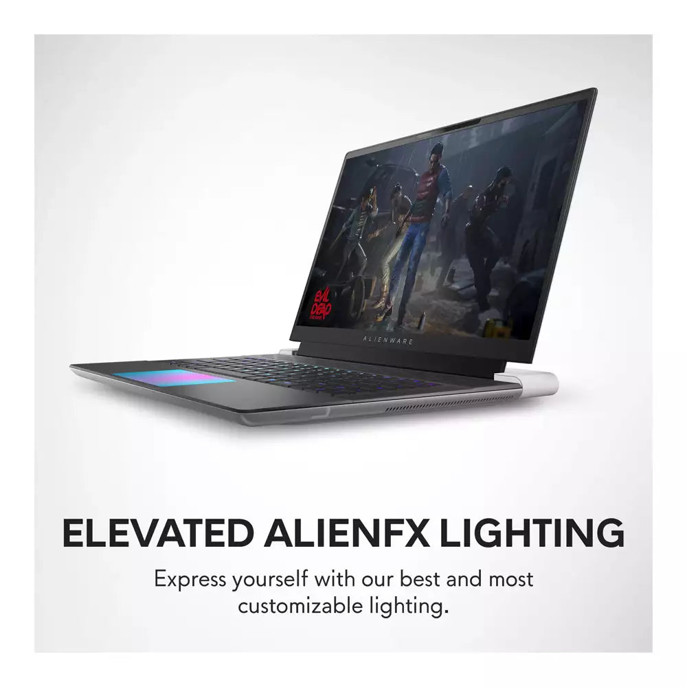 (Pre-Owned, Excellent) Dell Alienware X16 R2 Gaming Laptop With 16GB RTX 4090 Graphics, Intel Core Ultra 9 185H, 240Hz QHD+ Display (32GB RAM, 1TB SSD) (Silver) (120 Days Warranty)