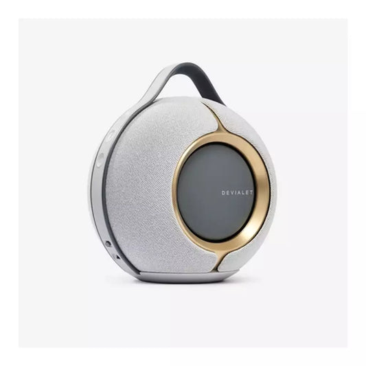 (Pre-Owned, Very Good) Devialet Mania Opéra de Paris Portable Wireless Speaker With Bluetooth, AirPlay2 (White & Gold) (90 Days Warranty)