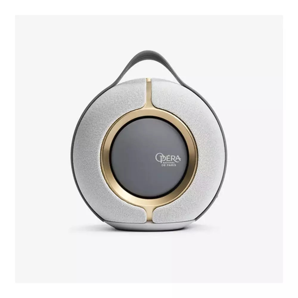 (Pre-Owned, Very Good) Devialet Mania Opéra de Paris Portable Wireless Speaker With Bluetooth, AirPlay2 (White & Gold) (90 Days Warranty)