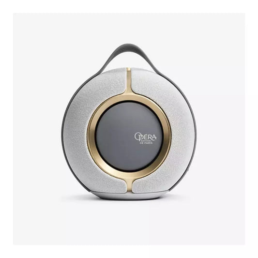 (Pre-Owned, Very Good) Devialet Mania Opéra de Paris Portable Wireless Speaker With Bluetooth, AirPlay2 (White & Gold) (90 Days Warranty)