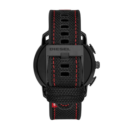 (Pre-Owned, Very Good) Diesel Axial Smartwatch With Google Wear OS Over Sized Dial Men's Watch (Black) (90 Days Warranty) (With New Silicone Strap)