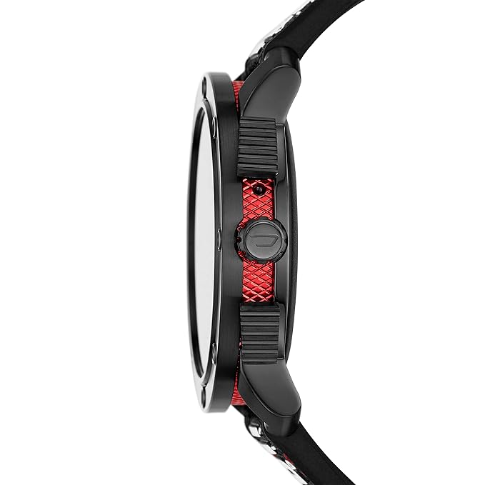 (Pre-Owned, Very Good) Diesel Axial Smartwatch With Google Wear OS Over Sized Dial Men's Watch (Black) (90 Days Warranty) (With New Silicone Strap)