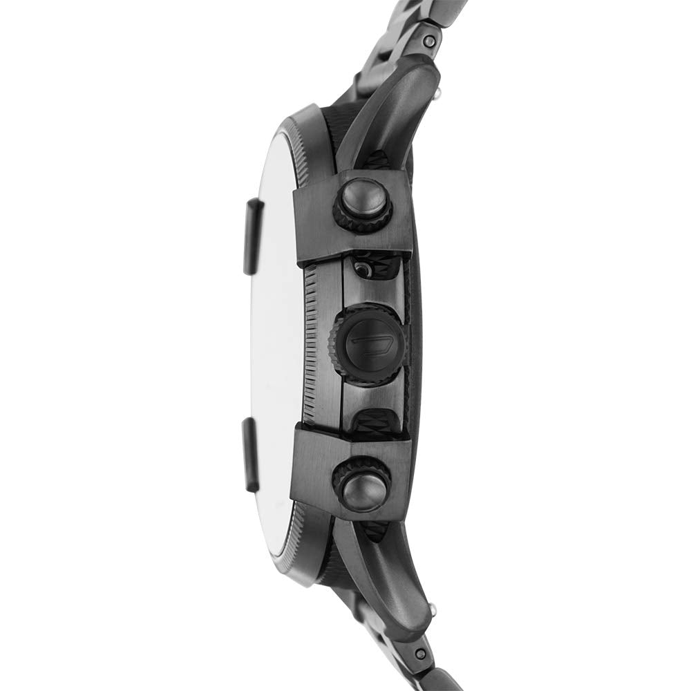 (Pre-Owned, Very Good) Diesel Guard 2.5 Smartwatch With Google Wear OS Over Sized Dial Men's Watch (Stainless Steel Bracelet) (Gray) (90 Days Warranty)