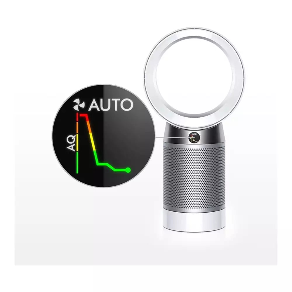 (Pre-Owned, Good) Dyson Pure Cool Desk Portable Room Air Purifier (DP04) (Silver and White) (120 Days Warranty) (With New Original Filter)