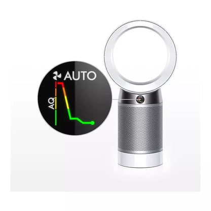 (Pre-Owned, Good) Dyson Pure Cool Desk Portable Room Air Purifier (DP04) (Silver and White) (120 Days Warranty) (With New Original Filter)