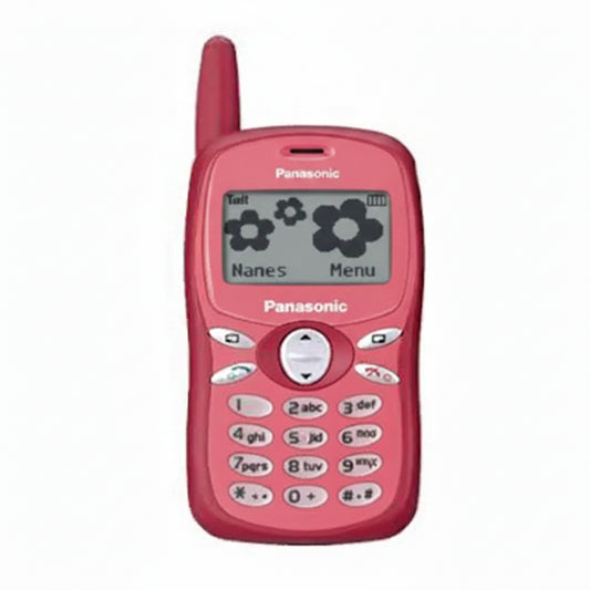 (Open Box Condition) Panasonic A100 Ultra Compact Feature Phone (Red) (90 Days Warranty) (With Original Retail Box)