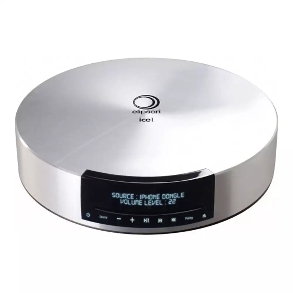 (Pre-Owned) Elipson MC1 Stereo Amplifier With CD Player (2x120W @ 4 ohms) With Musesonic Bluetooth Adapter (Metallic Silver)