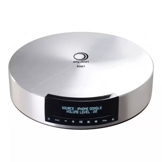(Pre-Owned) Elipson MC1 Stereo Amplifier With CD Player (2x120W @ 4 ohms) With Musesonic Bluetooth Adapter (Metallic Silver)