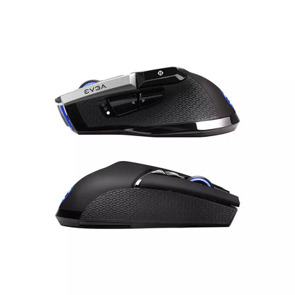 (Open Box, Without USB Dongle) EVGA X20 Bluetooth Wireless Gaming Mouse, Wireless, Black, Customizable, 16,000 DPI, 5 Profiles, 10 Buttons, 3 Sensors (Black) (60 Days Warranty)