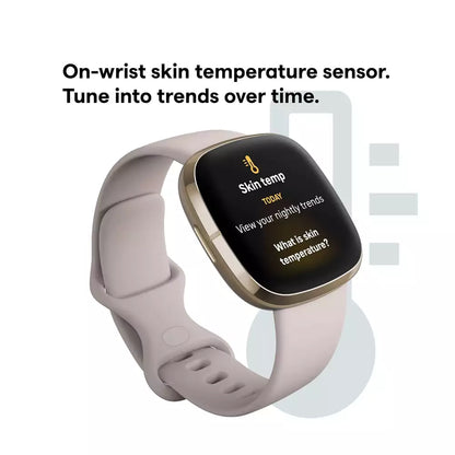 (Open Box) Fitbit Sense (1st Generation) Advanced Smartwatch For Health Tracking (Gold) (60 Days Warranty)