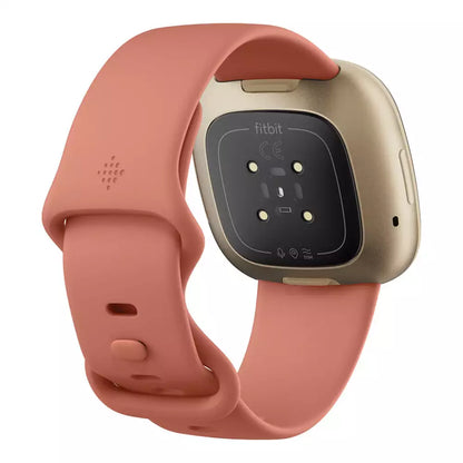 (Pre-Owned, Excellent) Fitbit Versa 3 Smartwatch Watch For Health and Fitness (With GPS) (Gold) (90 Days Warranty)