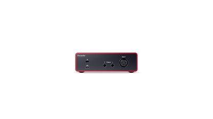 (Open Box Condition) Focusrite Scarlett Solo 4th Gen USB Audio Interface, High-Fidelity, Studio Quality Recording, (Red) (6 Months Warranty)