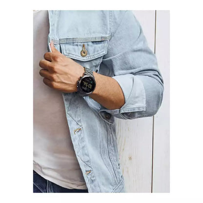 (Pre-Owned, Very Good) Fossil Q Explorist Generation 3 With Stainless Steel Bracelet (Gray) (60 Days Warranty)