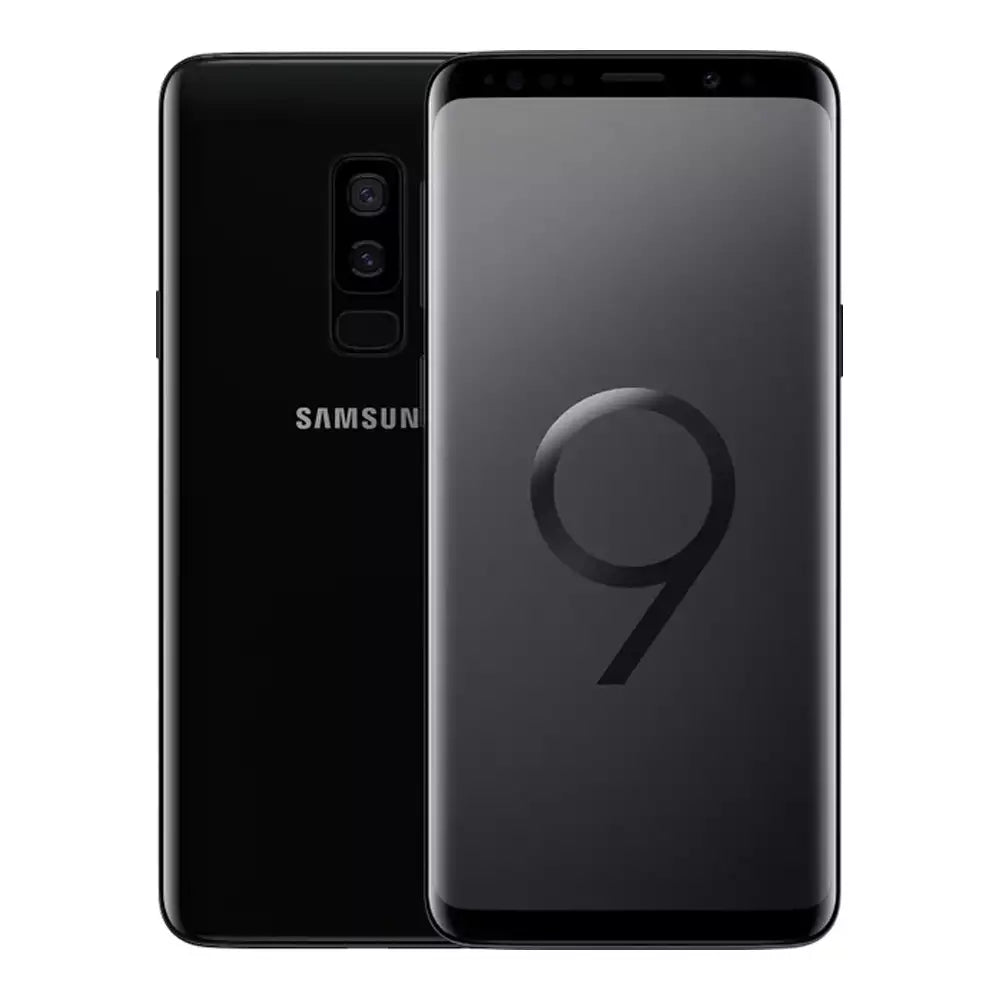 (Pre-Owned, Very Good) Samsung Galaxy S9 Plus (S9+) (Black) (With Retail Box) (60 Days Warranty)