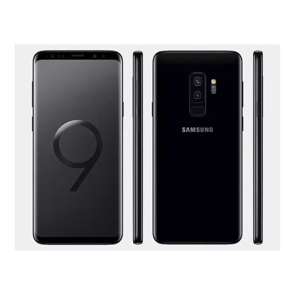 (Pre-Owned, Very Good) Samsung Galaxy S9 Plus (S9+) (Black) (With Retail Box) (60 Days Warranty)
