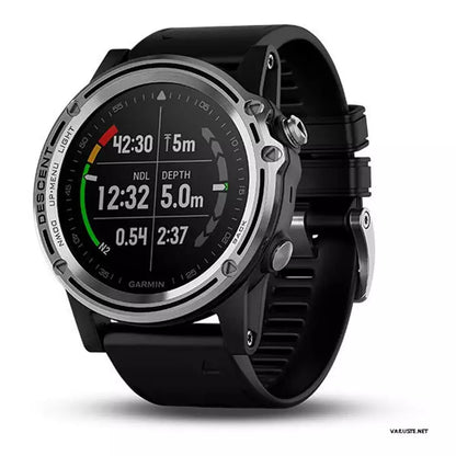 (Open Box) Garmin Descent MK1 Versatile GPS Dive Computer (Smartwatch) (Silver) (6 Months Warranty)