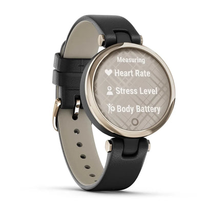 (Open Box) Garmin Lily Classic Edition Activity/Sports/Fitness Tracker (Gold & Black) (120 Days Warranty)