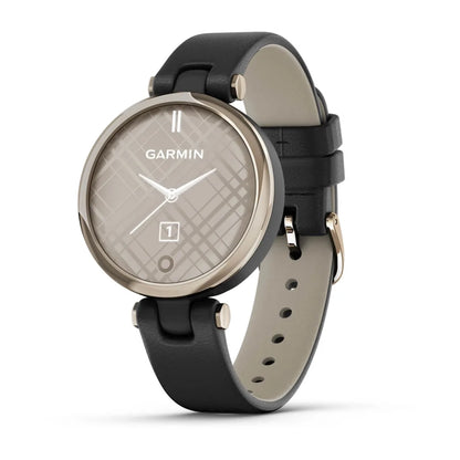 (Open Box) Garmin Lily Classic Edition Activity/Sports/Fitness Tracker (Gold & Black) (120 Days Warranty)