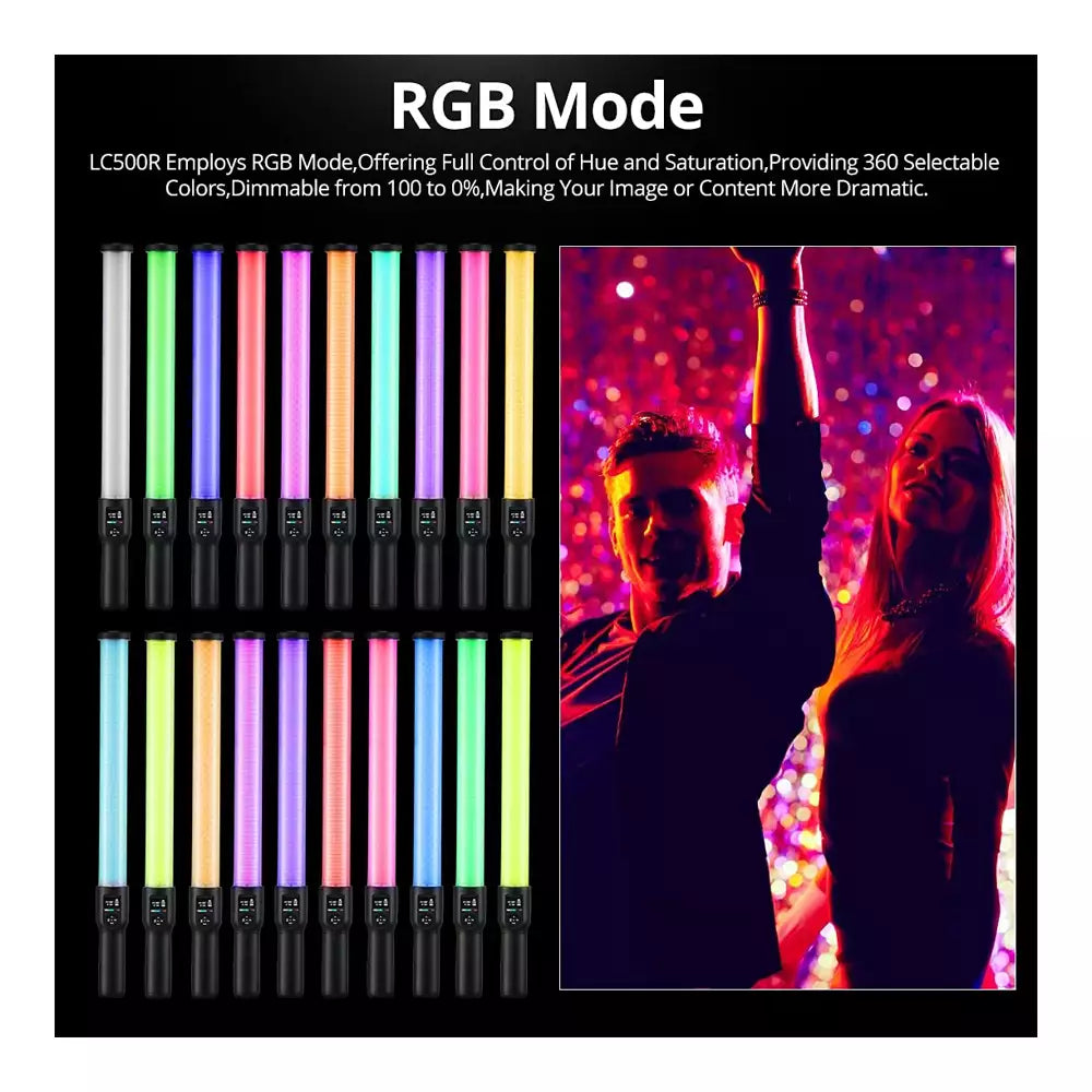 (Open Box) Godox LC500R RGB LED Light Stick With Remote Control (For Studio Lighting) (90 Days Warranty)