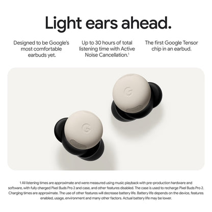 (Open Box) Google Pixel Buds Pro 2 With Noise Canceling in Ear Earbuds (Beige) (90 Days Warranty)