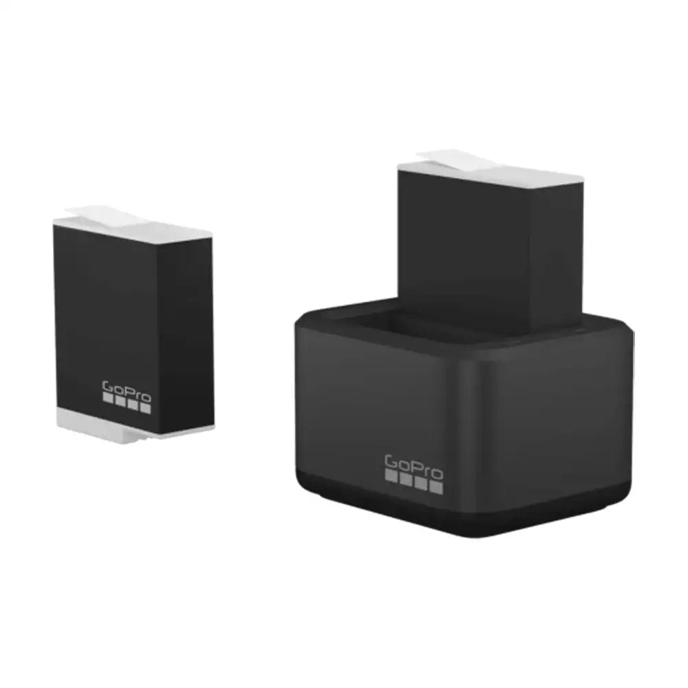 (Open Box) GoPro Dual Enduro Battery + Dual Battery Charger Combo (For HERO12 / HERO11 / HERO10 / HERO9) (Black) (120 Days Warranty)