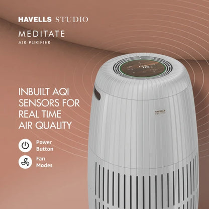 (Open Box) Havells Meditate AP 250 Air Purifier (Silver) (6 Months Warranty)
