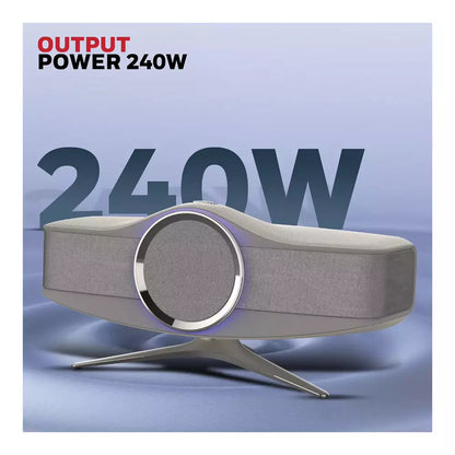 (Open Box) Honeywell Aviator Hi-Fi Home Speaker With Bluetooth, Lossless Dongle Support (240W, 5 Drivers) (Silver) (6 Months Warranty)