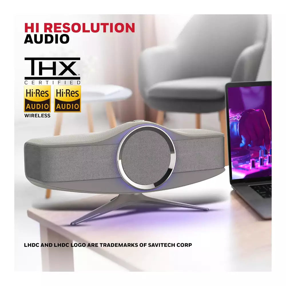 (Open Box) Honeywell Aviator Hi-Fi Home Speaker With Bluetooth, Lossless Dongle Support (240W, 5 Drivers) (Silver) (6 Months Warranty)