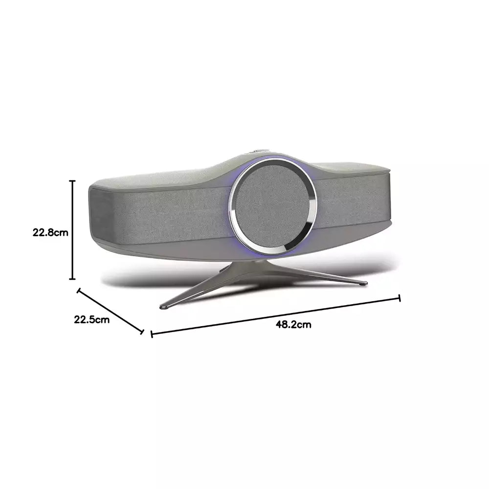 (Open Box) Honeywell Aviator Hi-Fi Home Speaker With Bluetooth, Lossless Dongle Support (240W, 5 Drivers) (Silver) (6 Months Warranty)