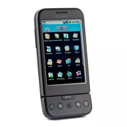 (Pre-Owned, Very Good) HTC Dream (T-Mobile Google G1) (Gray) (First Android Phone!) (With Cyanogen OS) (60 Days Warranty)