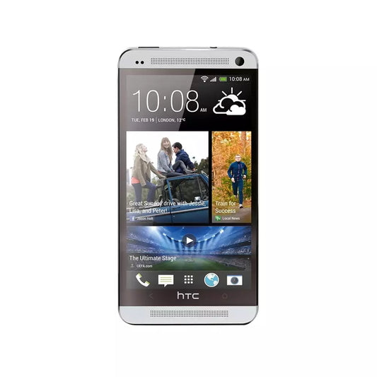 (Pre-Owned, Good) HTC One M7 With BoomSound Stereo Speakers, Aluminium Build (Silver) (60 Days Warranty)