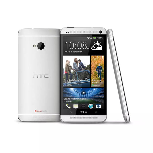 (Pre-Owned, Good) HTC One M7 With BoomSound Stereo Speakers, Aluminium Build (Silver) (60 Days Warranty)