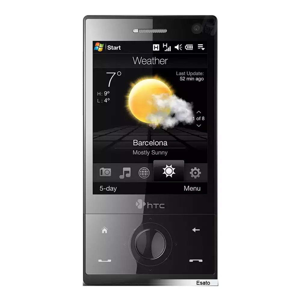 (Pre-Owned, Very Good) HTC Touch Diamond Windows Mobile Smartphone With 4GB Internal Storage (Black) (Indian SIM Not Functional) (60 Days Warranty)
