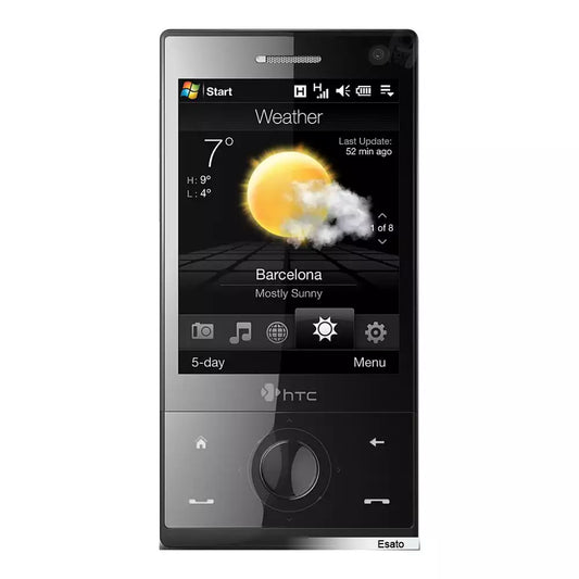(Pre-Owned, Very Good) HTC Touch Diamond Windows Mobile Smartphone With 4GB Internal Storage (Black) (Indian SIM Not Functional) (60 Days Warranty)