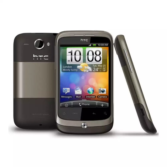 (Pre-Owned, Very Good) HTC Wildfire Android Smartphone With 5MP Autofocus Camera (Gray) (90 Days Warranty)