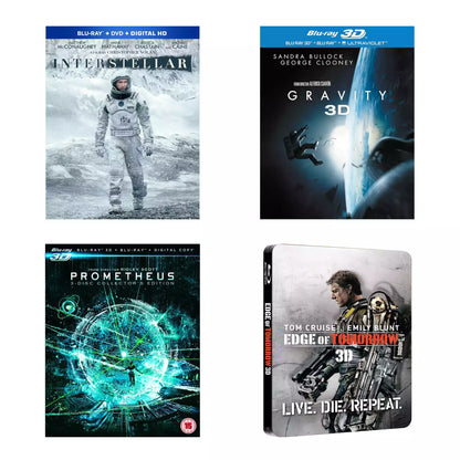 (Open Box) Blu-Ray Movie Discs, 3D Titles Also Available (Interstellar, Prometheus, Gravity, Edge Of Tomorrow, This Is It, Shrek and More) (Select Option Below)