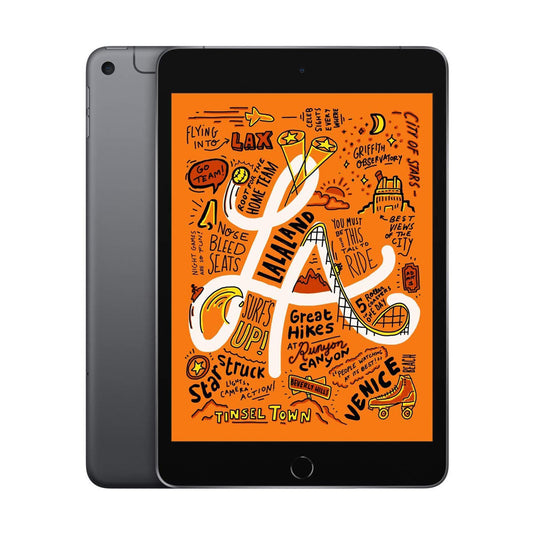 APPLE iPad Mini 5th Generation 64 GB ROM 7.9 inch with Wi-Fi+4G with Spigen Leather Case and Spigen Tempered Screen Protector (Space Grey)